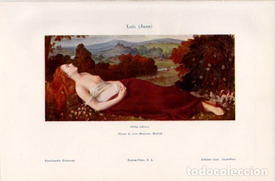 Postcards: LAMINA V35828: Ofelia aldeana por Juan Luis - Varios
