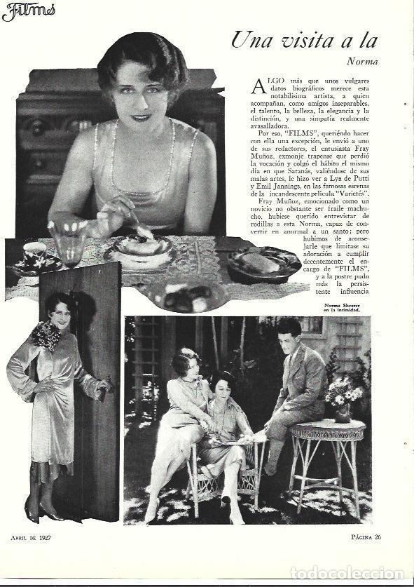 Cartes Postales: LAMINA 34085: Norma Shearer en la intimidad - VVAA