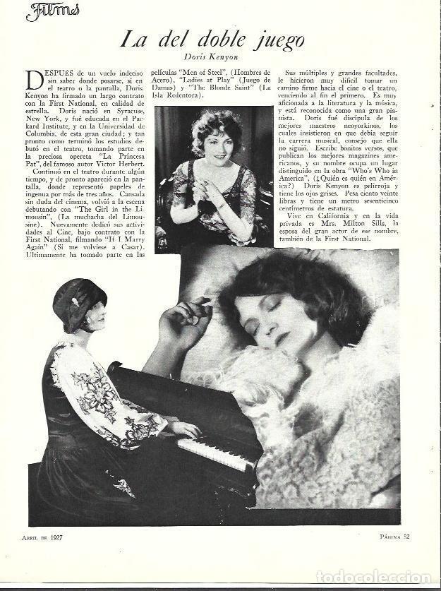 Cartoline: LAMINA 34096: Doris Kenyon - VVAA