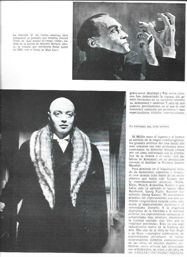 Cartes Postales: LAMINA 33993: Conrad Veidt en Las manos de Orlac y Peter Lorre en Mad Love - VVAA