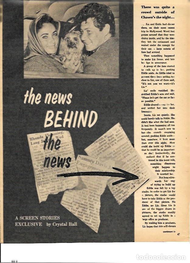 Postkarten: LAMINA 35308: Liz Taylor y Eddie Fisher con un perro - VVAA