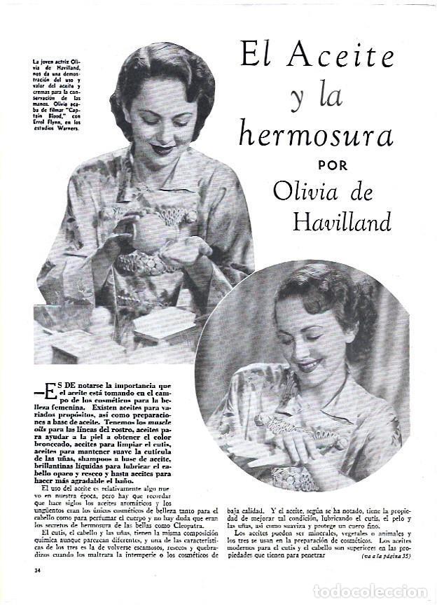 Postais: LAMINA 35072: La actriz Olivia de Havilland - VVAA