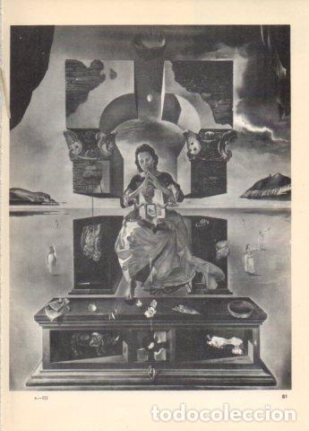 Postales: LAMINA V36651: Virgen de Port Lligat por Dali - Varios