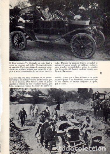Postales: LAMINA V36383: Alfonso XII conduciendo un Hispano Suiza - Varios