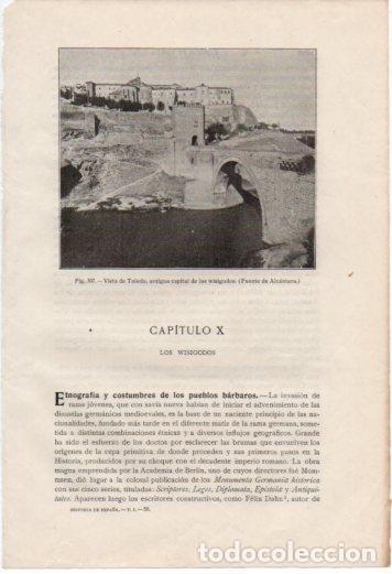 Cartoline: LAMINA V37077: Vista de Toledo - Antonio Ballesteros y Beretta
