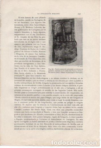 Cartes Postales: LAMINA V37107: Estela sepulcral del cortijo del Puerco, Jaen - Antonio Ballesteros y Beretta