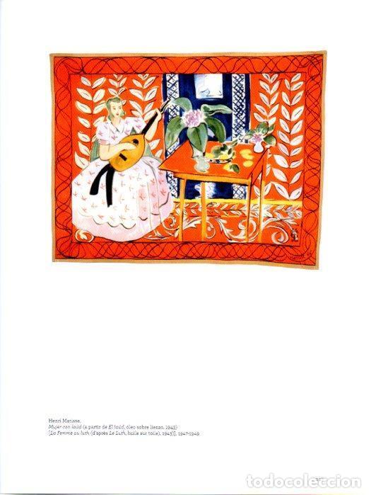 Postales: LAMINA V28006: Mujer con laud por H. Matisse - Varios
