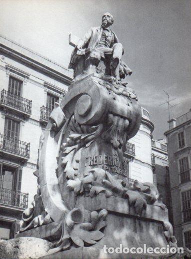 Postales: LAMINA V28063: Monumento a Frederic Soler o Serafi Pitarra, Barcelona - Varios