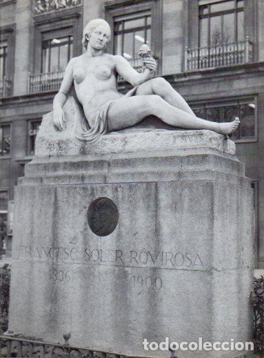 Cartoline: LAMINA V28059: Estatua de Luis de Santangel por Lluis Pages, Barcelona - Varios