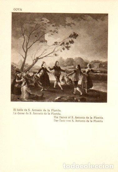 Postales: LAMINA V28168: El baile de San Antonio de la Florida por Goya - Bernardino de Pantorba