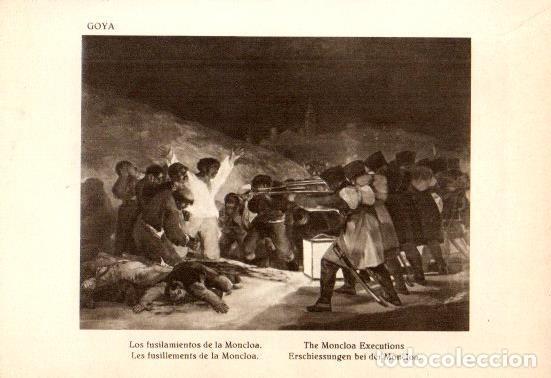 Postkarten: LAMINA V28172: Los fusilamientos de la Moncloa por Goya - Bernardino de Pantorba