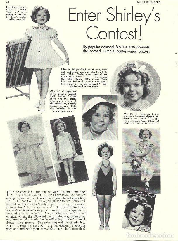 Postales: LAMINA 34443: Im&aacute;genes de Shirley Temple - VVAA
