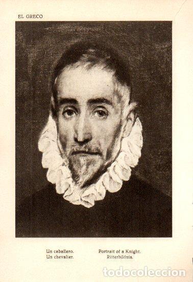 Postkarten: LAMINA V28141: Un caballero por El Greco - Bernardino de Pantorba