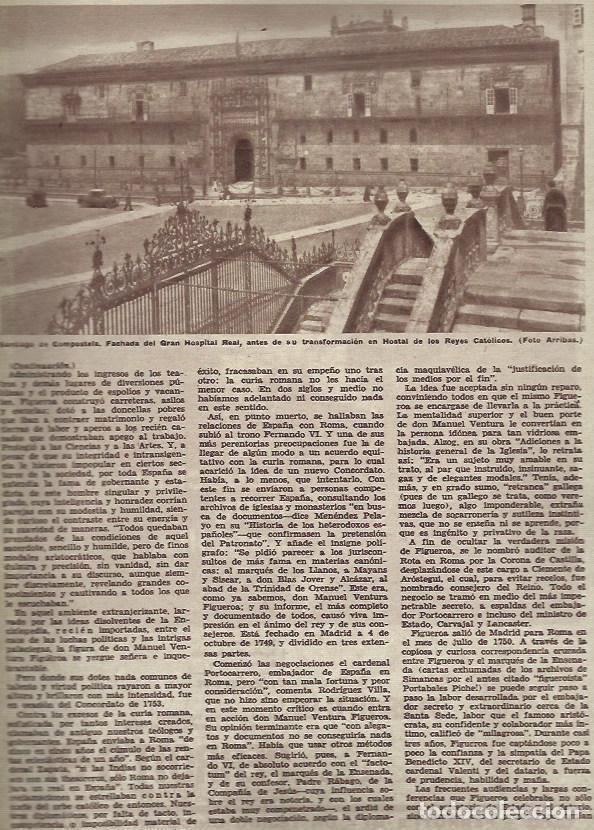 Postales: LAMINA 35495: Hospital Real de Santiago de Compostela - VVAA