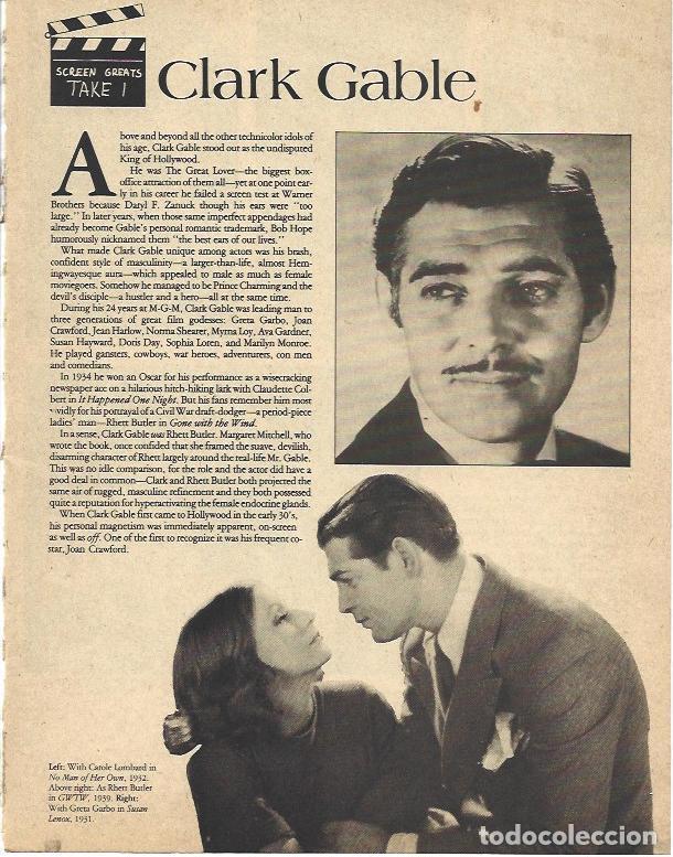 Postais: LAMINA 34485: Clark Gable - VVAA
