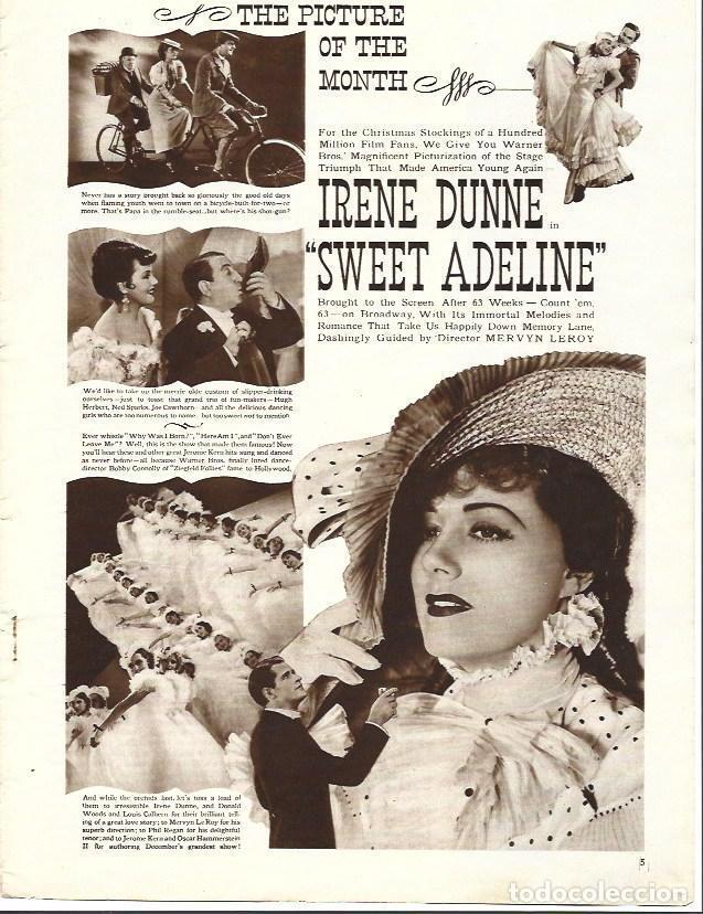 Cartoline: LAMINA 34377: Irene Dunne en Sweet Adeline - VVAA