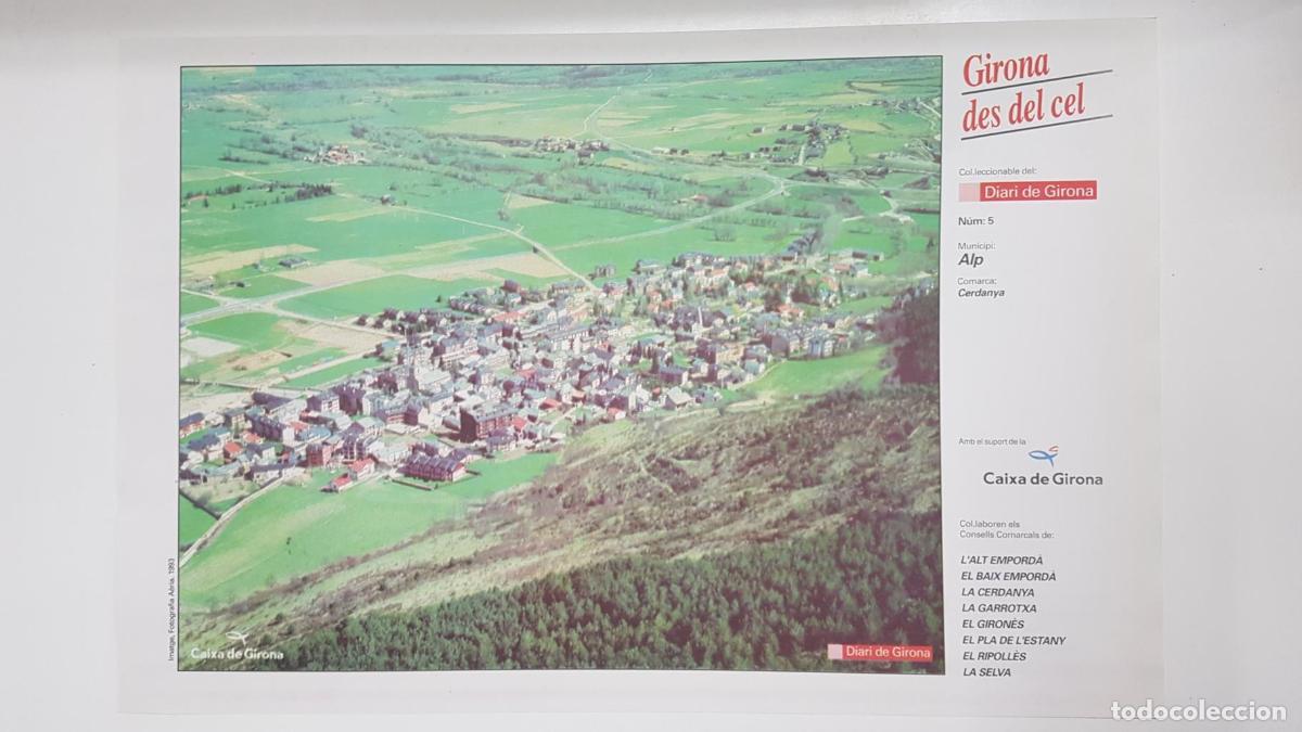 Postcards: Lamina num 05 Girona des del cel: Municipi Alp (Comarca Cerdanya - Girona) - NULL