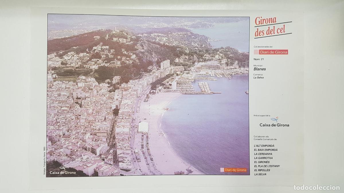 Postkarten: Lamina num 21 Girona des del cel: Municipi Blanes (Comarca La Selva - Girona) - NULL