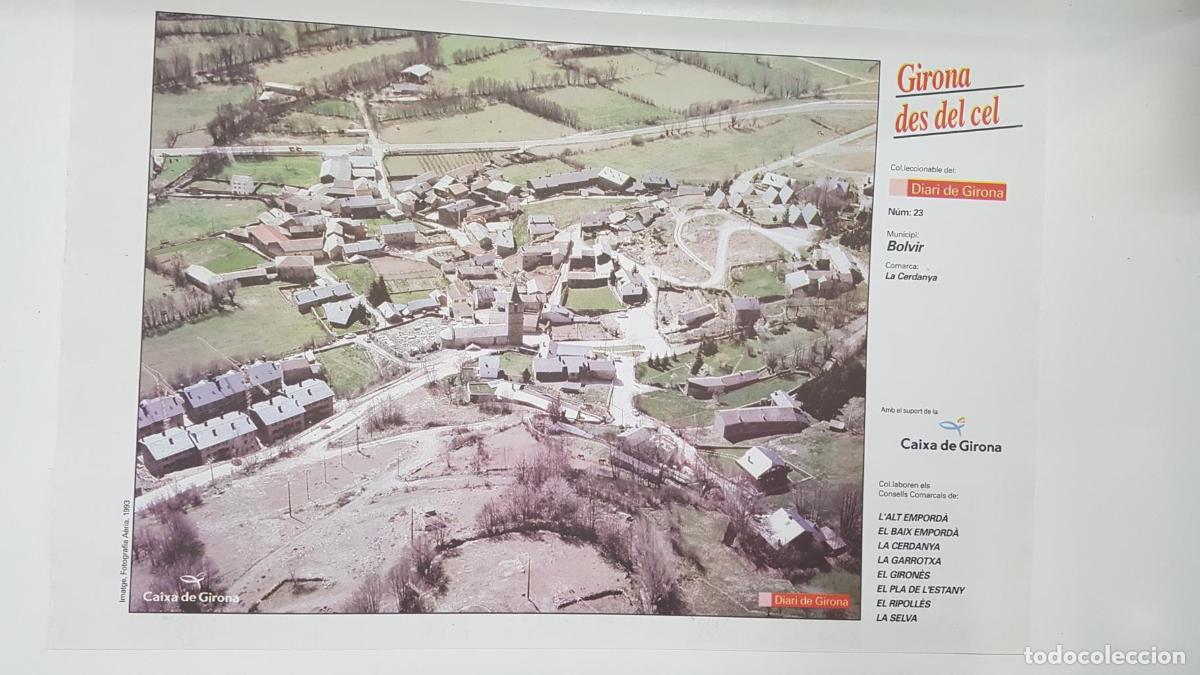 Postales: Lamina num 23 Girona des del cel: Municipi Bolvir (Comarca La Cerdanya - Girona) - NULL