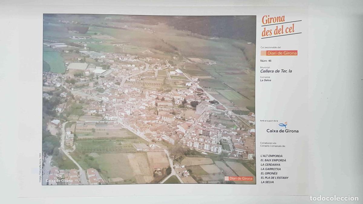 Cartoline: Lamina num 46 Girona des del cel: Municipi La Cellera de la Ter (Comarca La Selva - Girona) - NULL