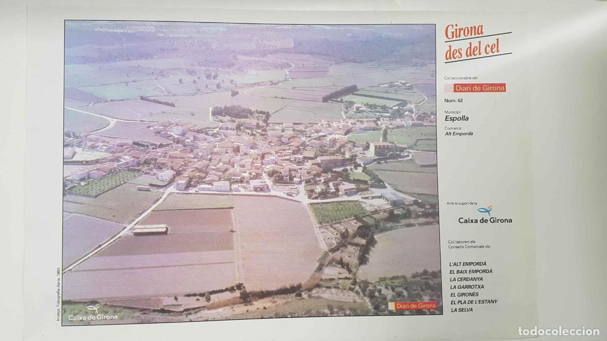 Postais: Lamina num 62 Girona des del cel: Municipi Espolla (Comarca Alt Empord&agrave; - Girona) - NULL