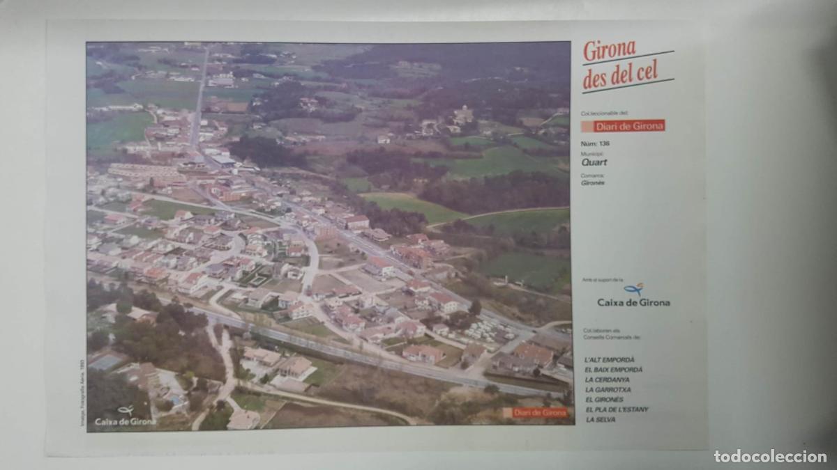 Postales: Lamina num 136 Girona des del cel: Municipi Quart (Comarca Giron&egrave;s - Girona) - NULL