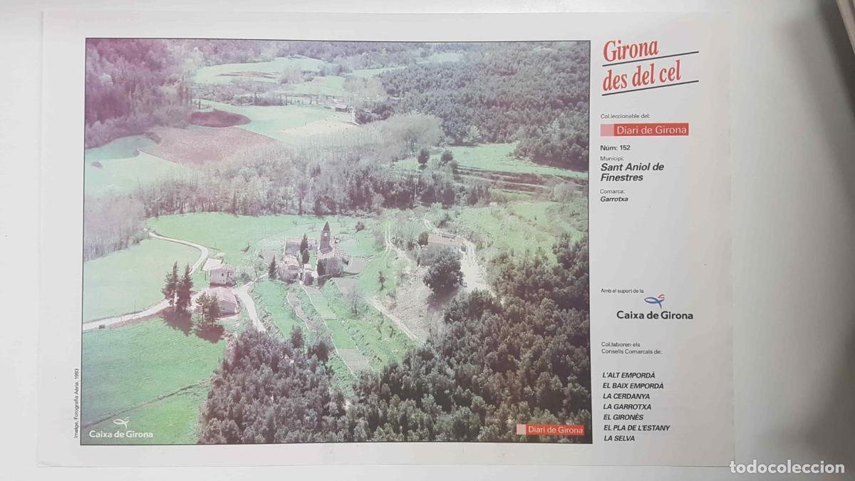 Postcards: Lamina num 152 Girona des del cel: Sant Aniol de Finestres (Comarca Garrotxa - Girona) - NULL
