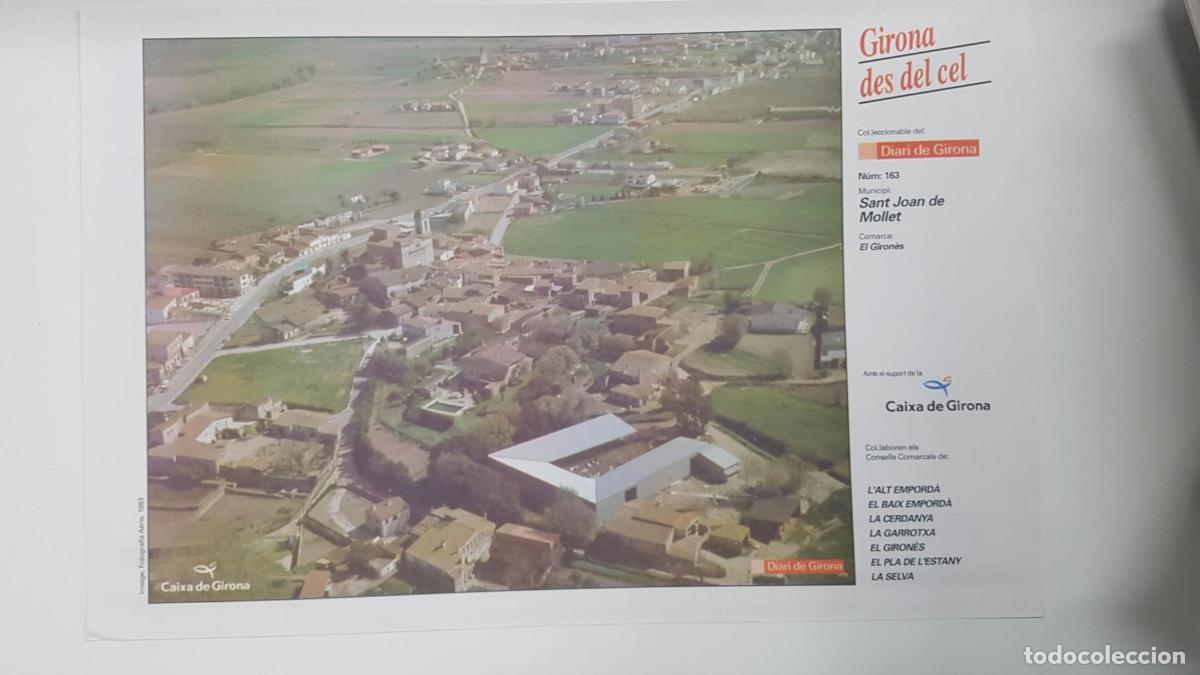 Postkarten: Lamina num 163 Girona des del cel: Sant Joan de Mollet (Comarca El Giron&egrave;s - Girona) - NULL