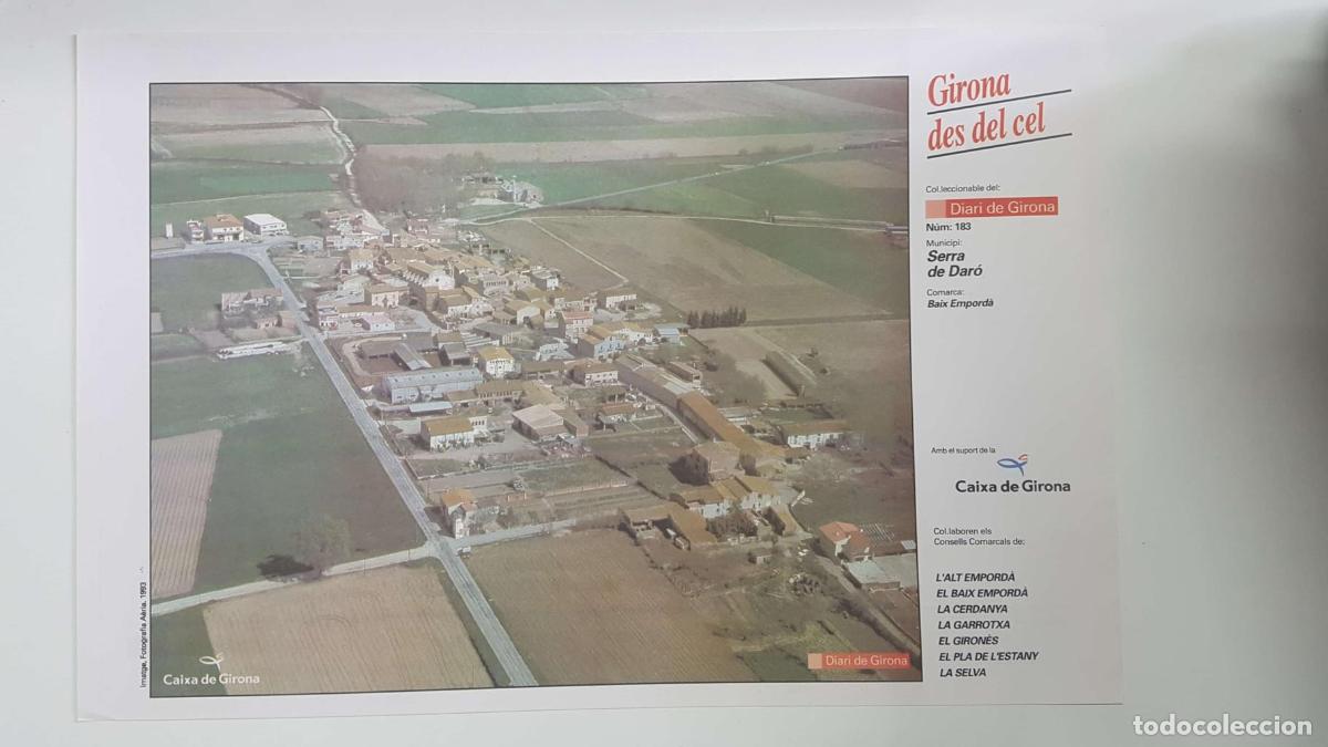 Cartes Postales: Lamina num 183 Girona des del cel: Municipi Serra de Dar&oacute; (Comarca Baix Empord&agrave; - Girona) - NULL