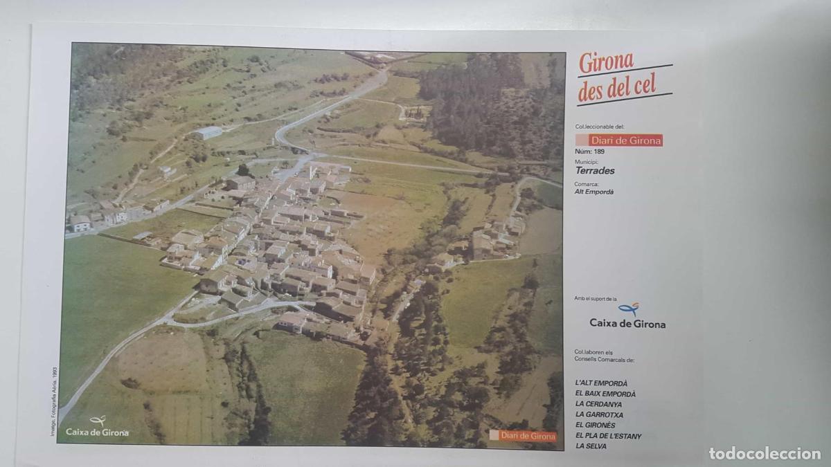 Postkarten: Lamina num 189 Girona des del cel: Municipi Terrades (Comarca Alt Empord&agrave; - Girona) - NULL