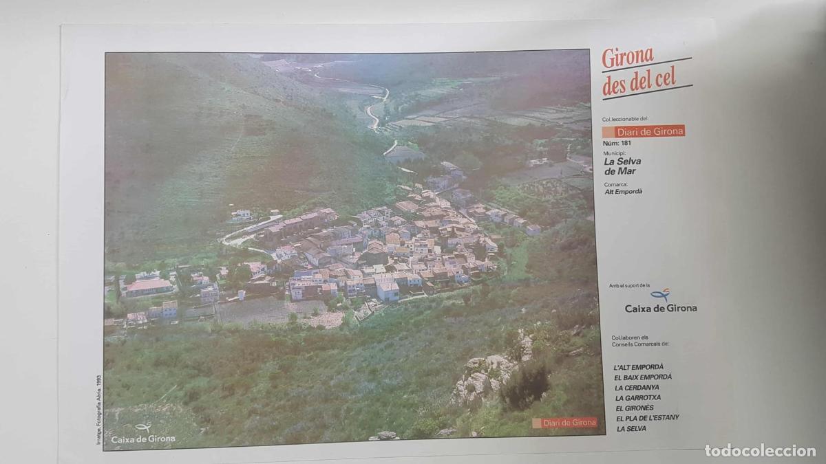 Postales: Lamina num 181 Girona des del cel: La Selva de Mar (Comarca Alt Empord&agrave; - Girona) - NULL