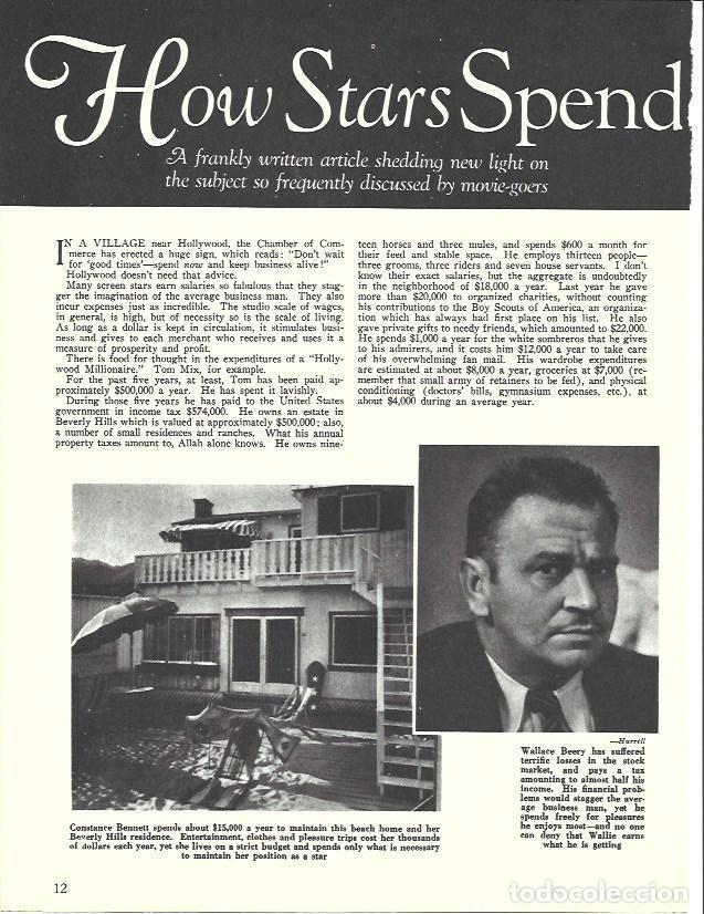 Postais: LAMINA 34534: Casa de Constance Bennett y Wallace Beery - Martin Levin