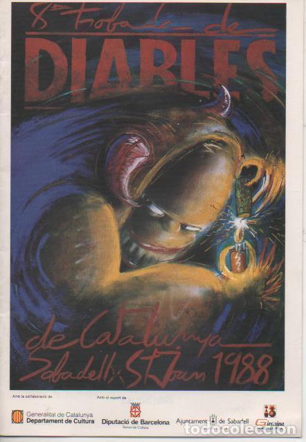 Cartoline: Varios E00575: 8&ordf; Trobada de Diables De Catalunya. Sabadell 1988 - Varios