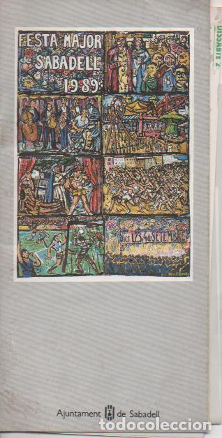 Postkarten: Varios E00476: Gu&iacute;a Festa Major de Sabadell 1989 - Varios