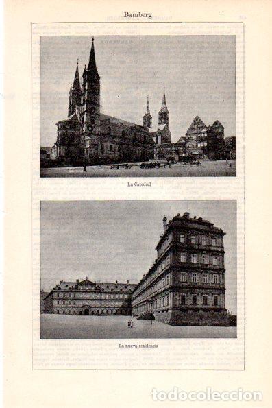 Postkarten: LAMINA V29185: Catedral y Nueva residencia en Bamberg - Varios