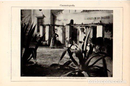 Postales: LAMINA V38807: Escena de la pelicula Morena Clara por Imperio Argentina - Varios