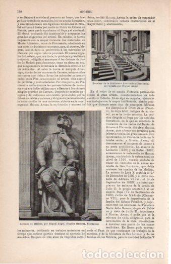 Postais: LAMINA V38373: Lorenzo de Medicis por Miguel Angel - Varios