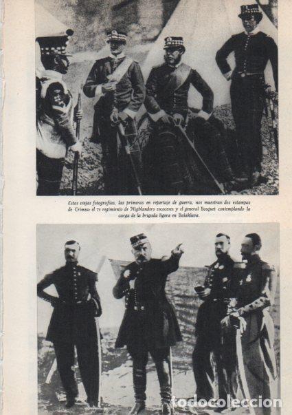 Postkarten: LAMINA V38921: Fotografias del 71 regimiento de Higlanders y general Bosquet en Balaklava - Martin d