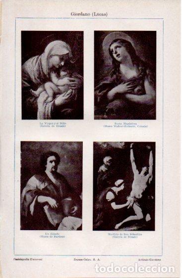 Postcards: LAMINA V39940: Obras varias por Giordano - Varios