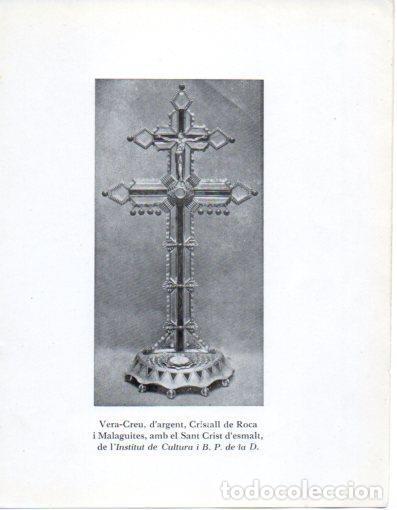 Postkarten: LAMINA V40302: Jaume Mercade, Vera-Creu d'argent cristall de Roca i Malaguites amb el Sant Crist - J