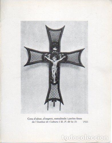 Cartoline: LAMINA V40297: Jaume Mercade, Creu d'altar d'argent esmaltada i perles fines 1923 - Joan Sacs