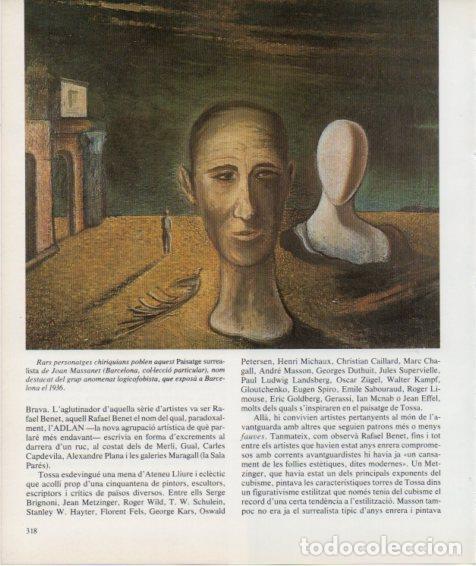 Cartoline: LAMINA V27243: Paisatge surrealista per Joan Massanet - Francesc Fontbona