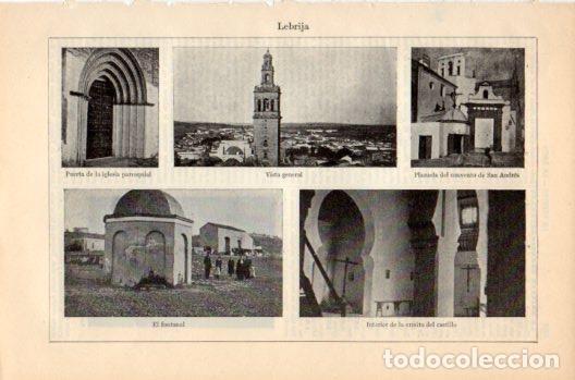 Postais: LAMINA V36234: Vistas de Lebrija, Sevilla - Varios