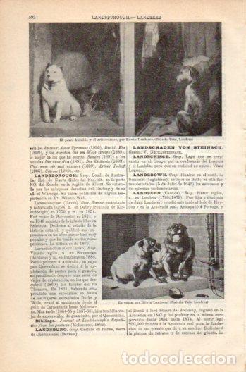 Cartoline: LAMINA V36169: Obras por Edwin Landseer - Varios