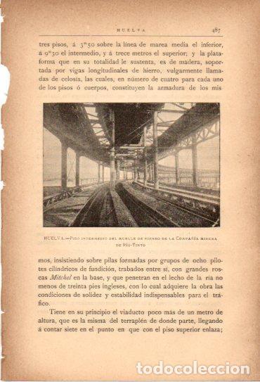 Postais: LAMINA V27059: Huelva. Piso intermedio de hierro de las Minas de Rio Tinto - Rodrigo Amador de los R