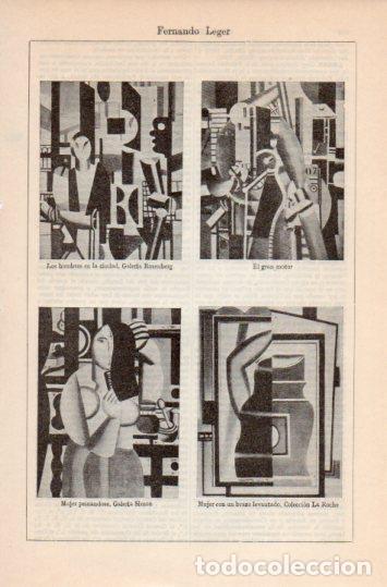 Postcards: LAMINA V35807: Obras por Fernando Leger - Varios