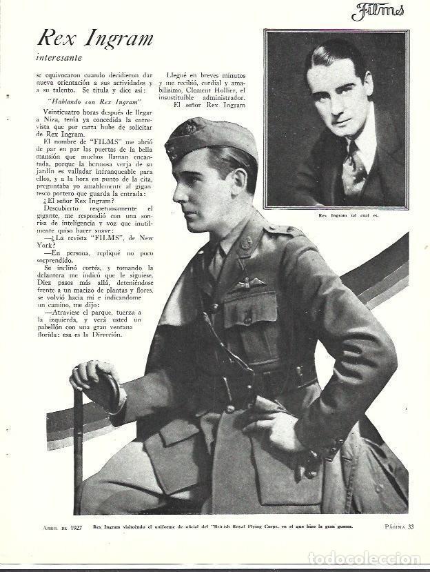 Cartoline: LAMINA 34088: Rex Ingram - VVAA