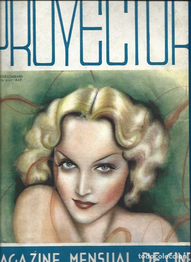 Postkarten: LAMINA 34824: Portada Proyector con Carole Lombard - VVAA