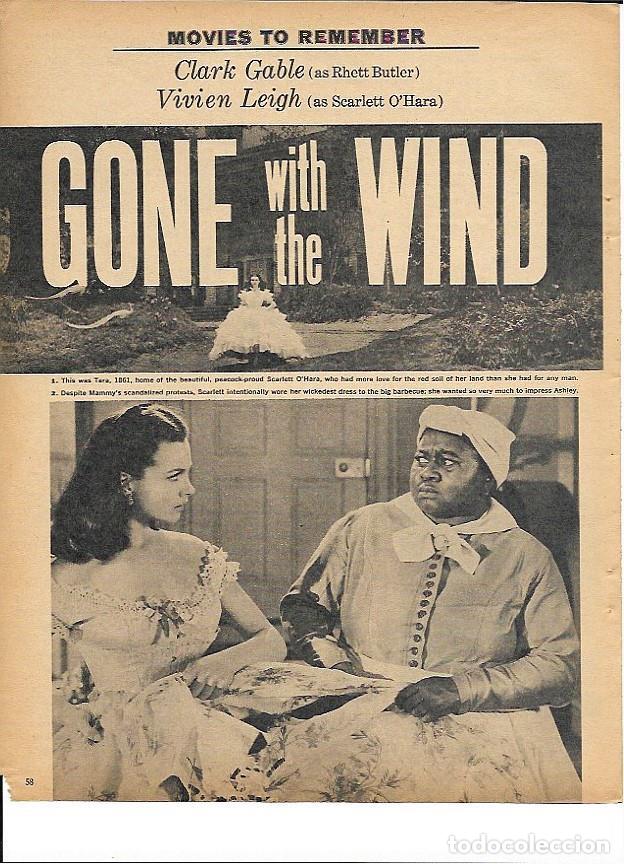 Cartoline: LAMINA 35313: Hattie McDaniel y Vivien Leigh en una escena de Gone with the Wind - VVAA