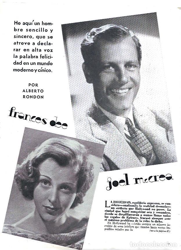 Cartes Postales: LAMINA 35062: Frances Dee y Joel McCrea - VVAA